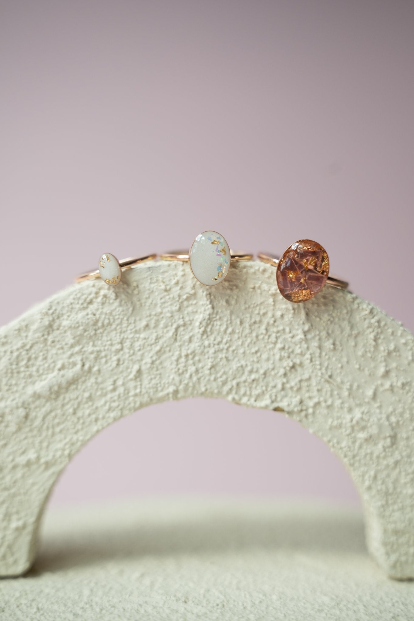 Gold filled oval