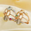 Birthstone rectangle ring