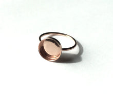  Rose gold filled round ring