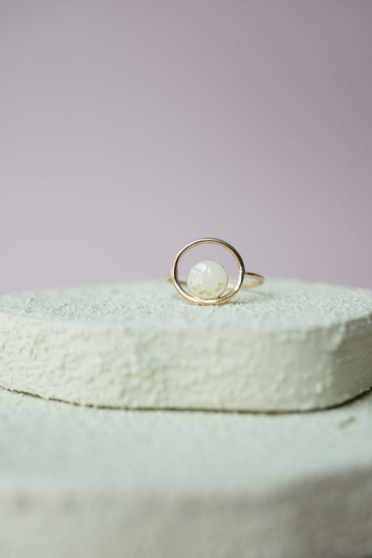 Open circle ring