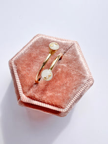  Adjustable double gold fill ring