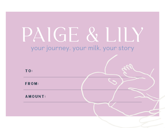 Paige & Lily creations gift card